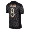 Maillot de Supporter Paris Saint-Germain Fabian 8 Troisième 2023-24 Pour Homme